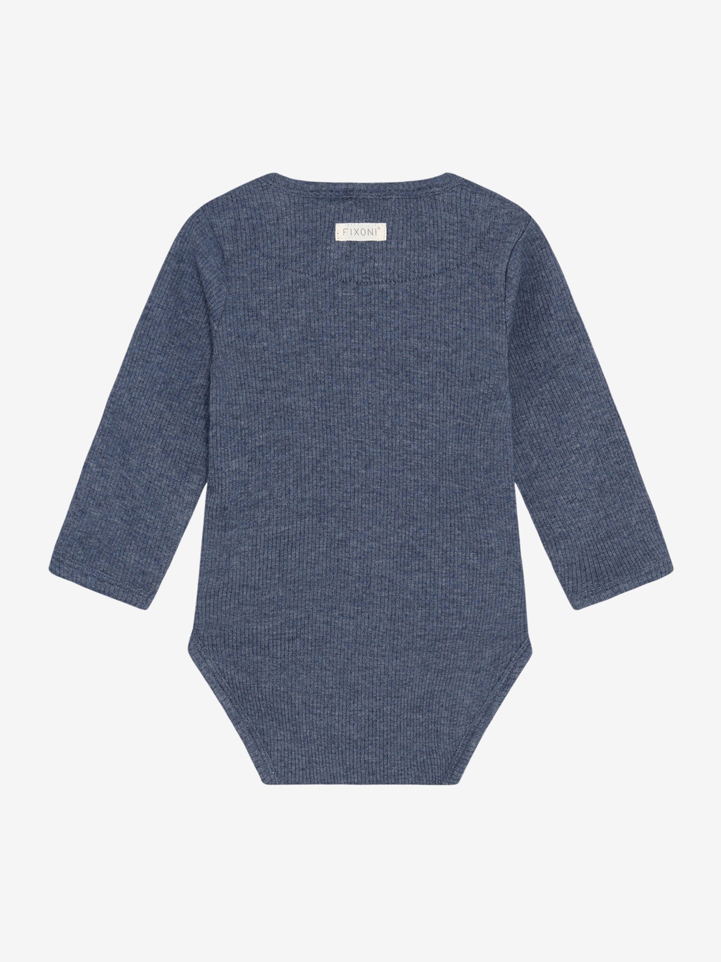 Strampler - Modal/Baumwolle - Dunkelblau/Vintage Indigo Melange - Fixoni