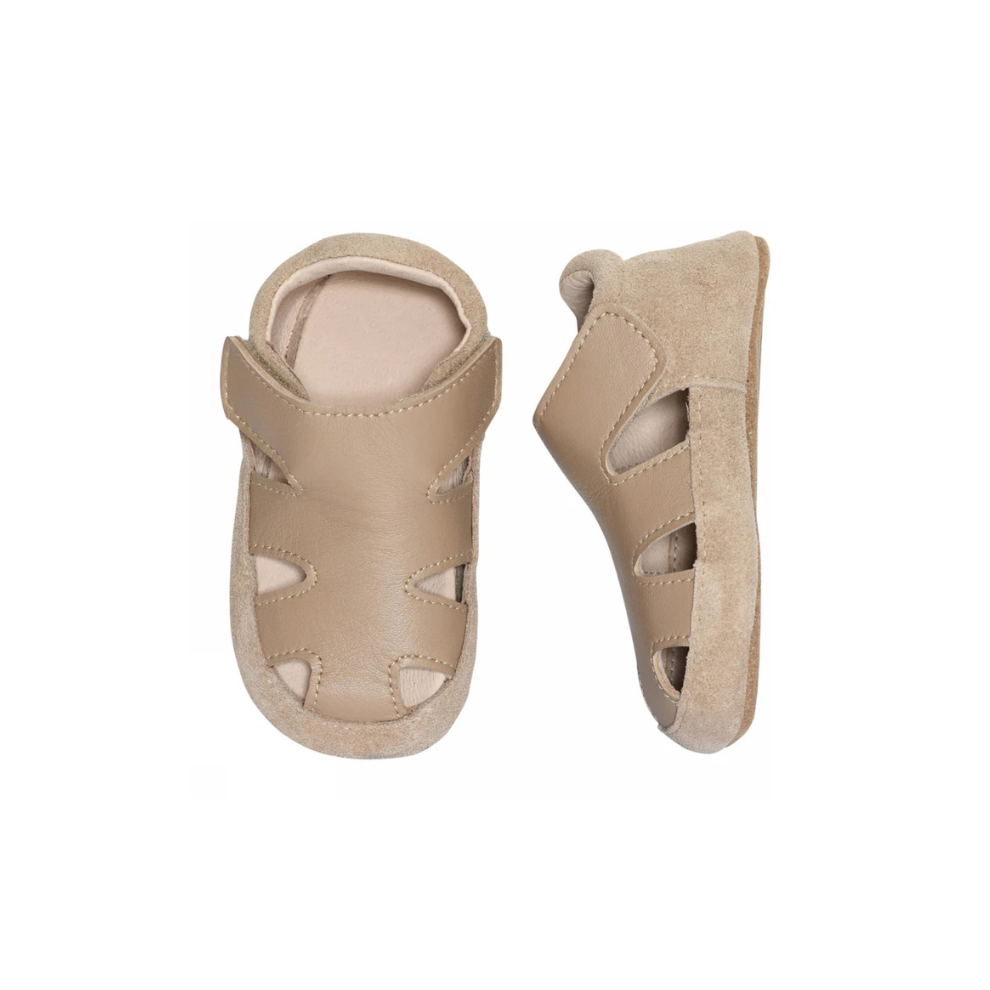 Sandalen aus Leder - Babyschuhe - Desert Taupe - Melton