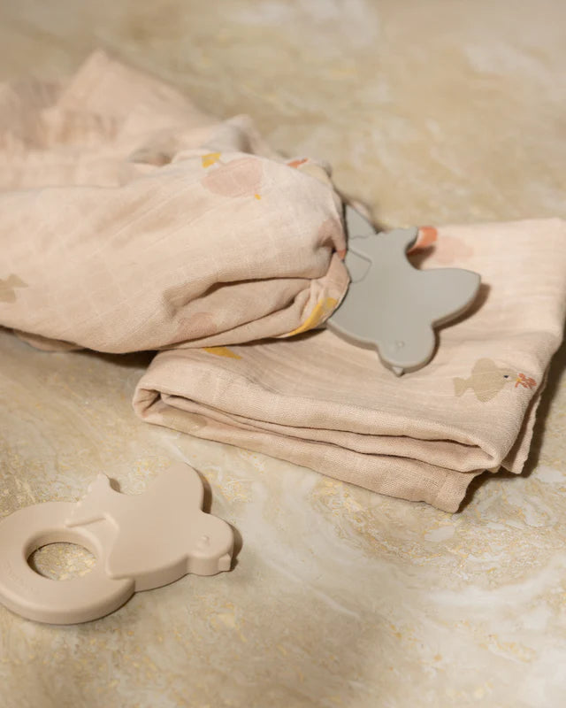 Hydrophilic cloths - 2 pack - Over the Moon - 65x65 cm - Organic cotton - Moonboon