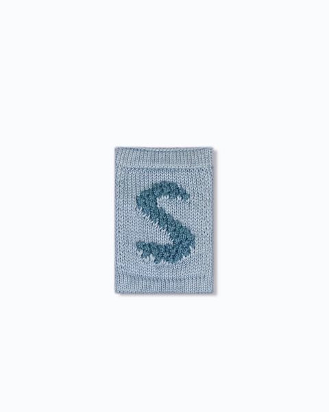 Gebreide letter vlaggetjes N-Z - Knitted Letters - Blauwe tinten - SmallStuff - productfoto - afbeelding 6