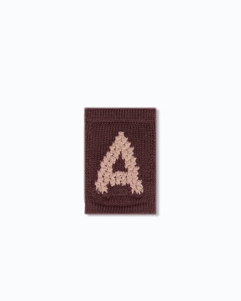 Gebreide letter vlaggetjes A-M - Knitted Letters - Roze tinten - SmallStuff - productfoto
