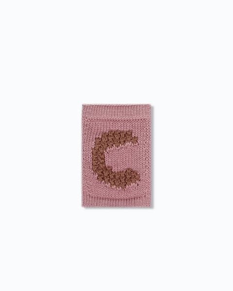 Gebreide letter vlaggetjes A-M - Knitted Letters - Roze tinten - SmallStuff - productfoto - afbeelding 3
