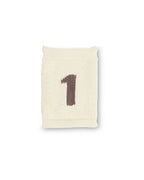 Gebreide nummer vlaggetjes - Knitted Numbers - Natuur tinten - SmallStuff - productfoto