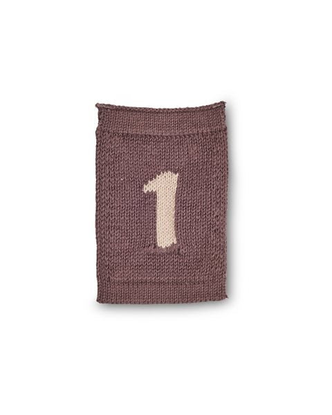 Gebreide nummer vlaggetjes - Knitted Numbers - Roze tinten - SmallStuff - productfoto