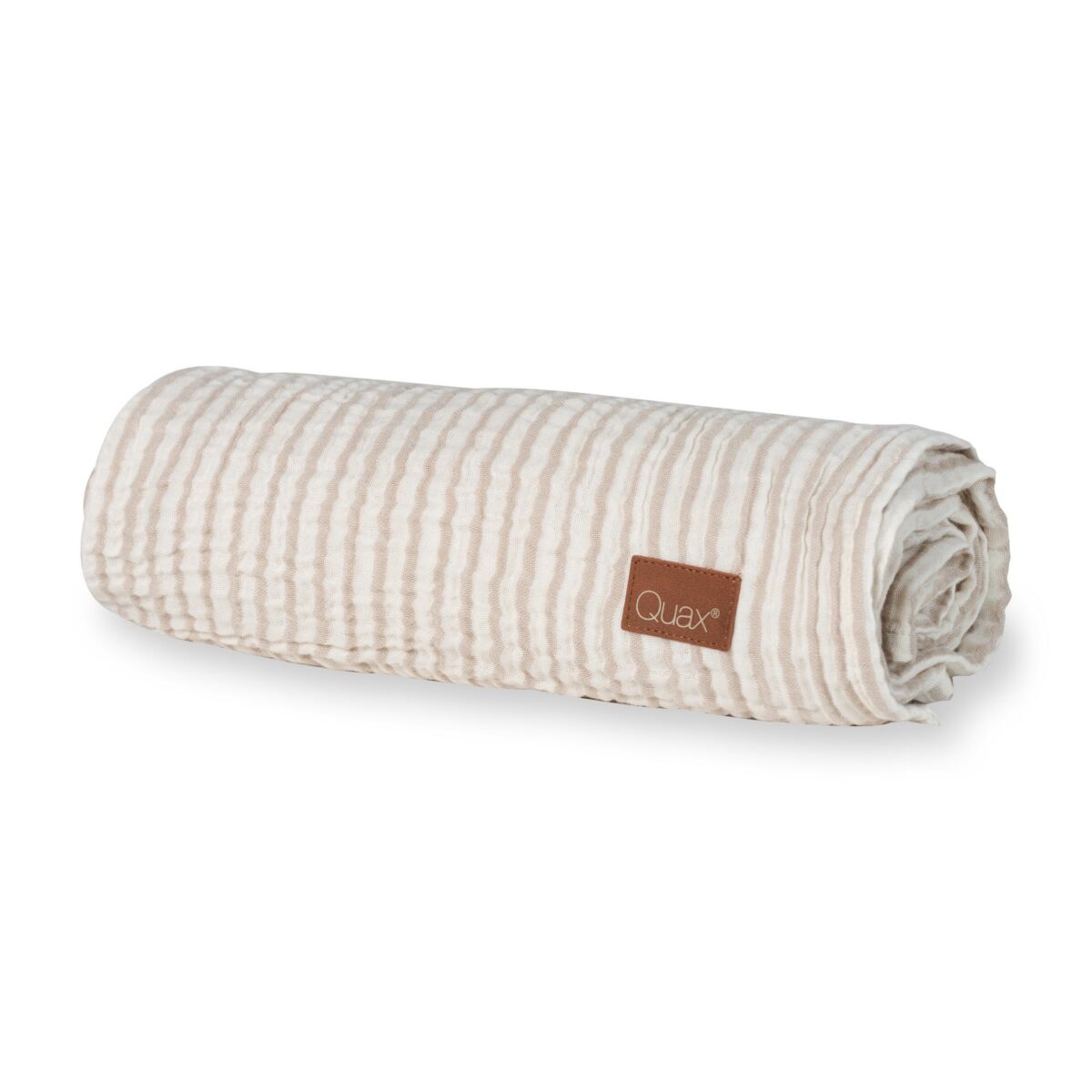 Muslin Deken/Doek XL - Natural Collection - Stripes - Quax - productfoto - afbeelding 3