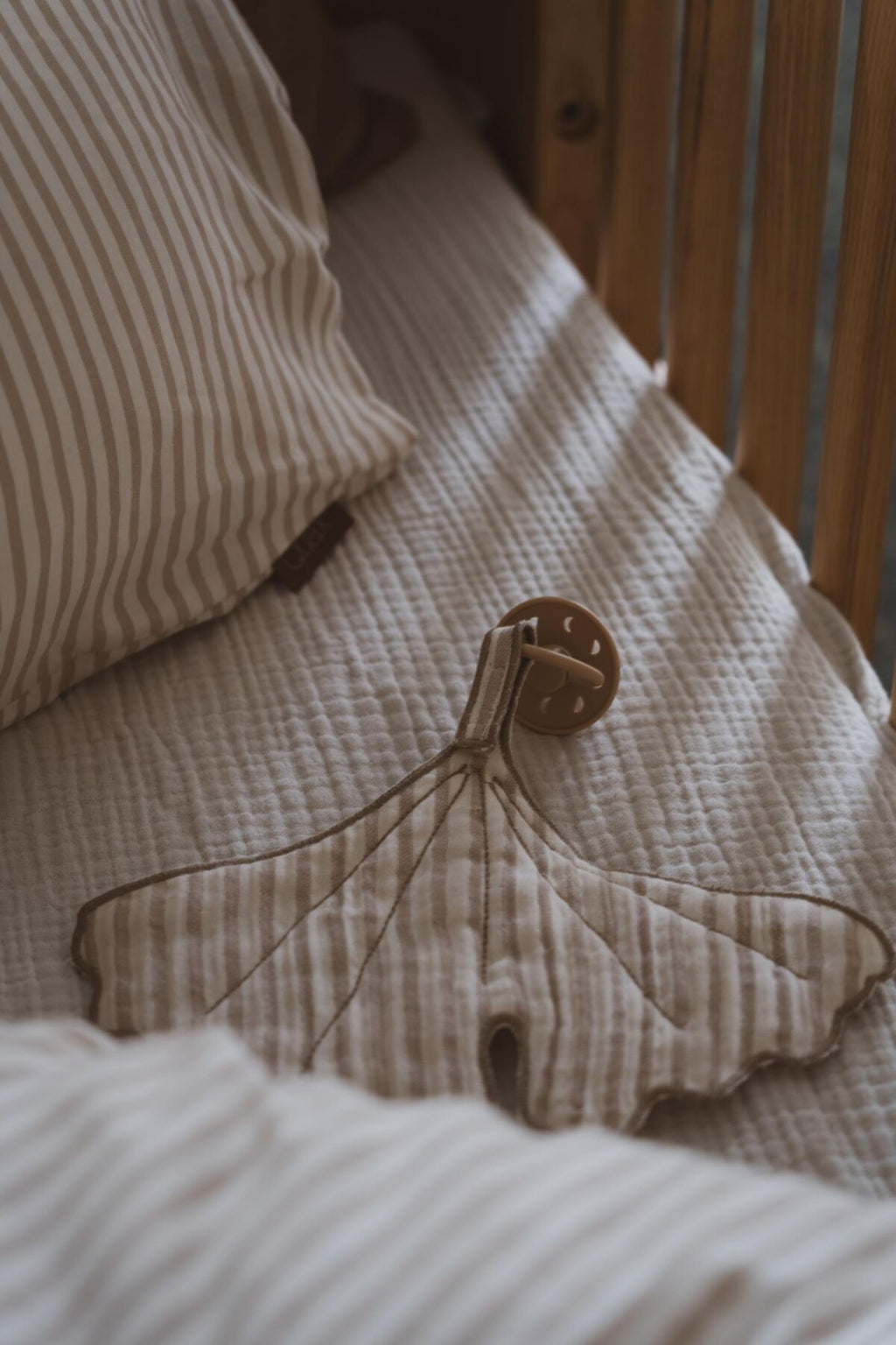 Doudou Ginkgo - Speendoekje - Natural Collection - Stripes - Quax - productfoto