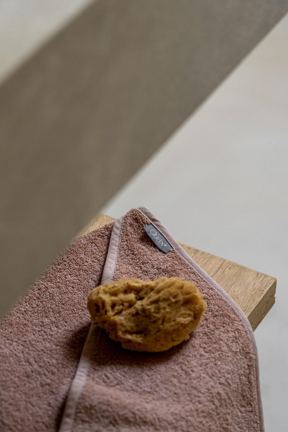 Badcape en Washandje - Badstof - Quax - productfoto - afbeelding 6