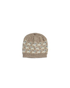 Strickmütze mit Hundeaufdruck - Naturmeliert Hunde - 100% Merinowolle - SmallStuff