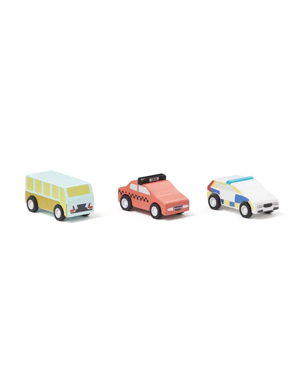 Pull Back Cars - 3-delige Set - Auto's - Kid's Concept - productfoto - afbeelding 2