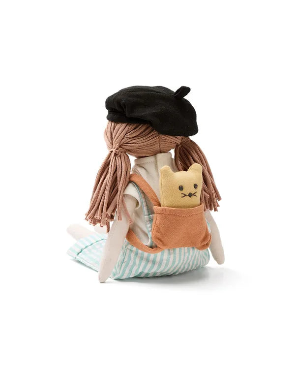 Zachte meisjes pop - Doll Ingrid - Katoen - Kid's Concept - productfoto - afbeelding 3