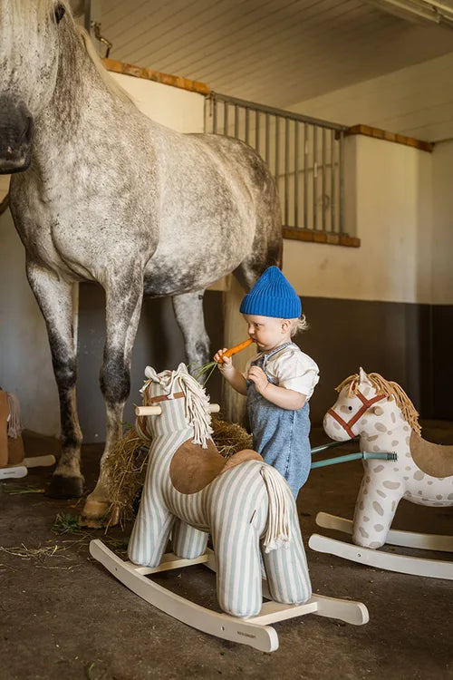 Hobbelpaard Dotty Aiden - Rocking Horse - Beige/White - Kid's Concept