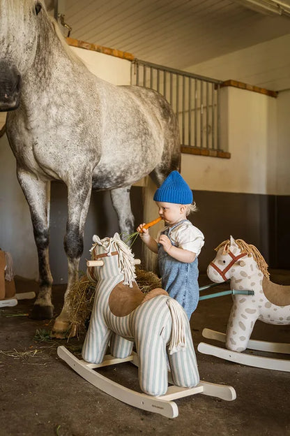 Hobbelpaard Dotty Aiden - Rocking Horse - Beige/White - Kid's Concept