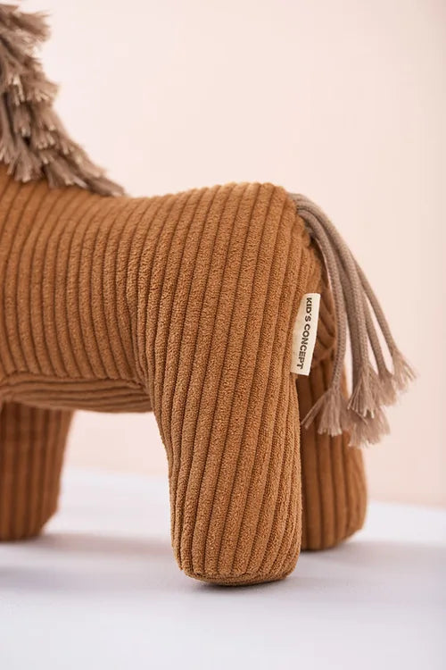 Knuffel paard Vera Aiden - Katoen - Bruin - Kid's Concept - productfoto - afbeelding 2