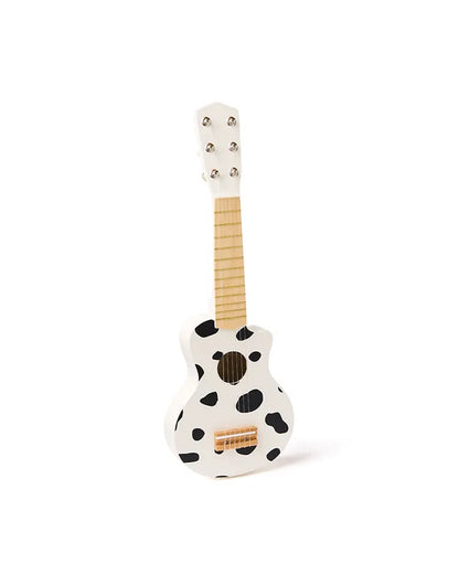 Wooden Toy Guitar - Cow Print - Black White - FSC Certified - Kid’s Concept