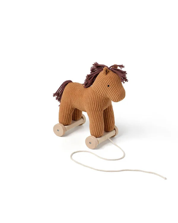 Pull-along toy Vera Aiden - 2-in-1 - Pull Along - Brown - Kid's Concept