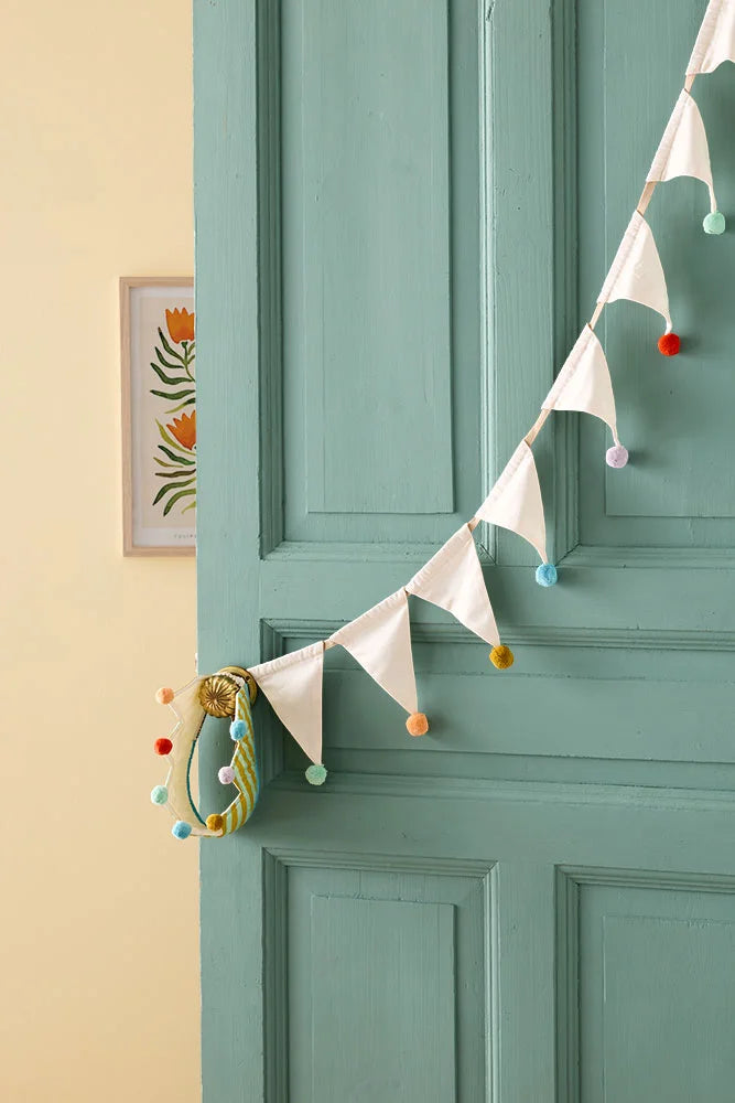 Verjaardagsslinger met verwisselbare cijfers - Biologisch katoen - 300 cm - Kid's Concept - productfoto - afbeelding 2