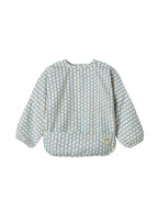 Slabbetje met lange mouwen - Apron LS - Katoen - Floral stripe - MarMar Copenhagen - productfoto