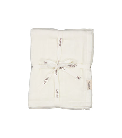 Hydrophilic cloths Ada - 65x65cm - 2 pack - Organic cotton muslin - MarMar Copenhagen