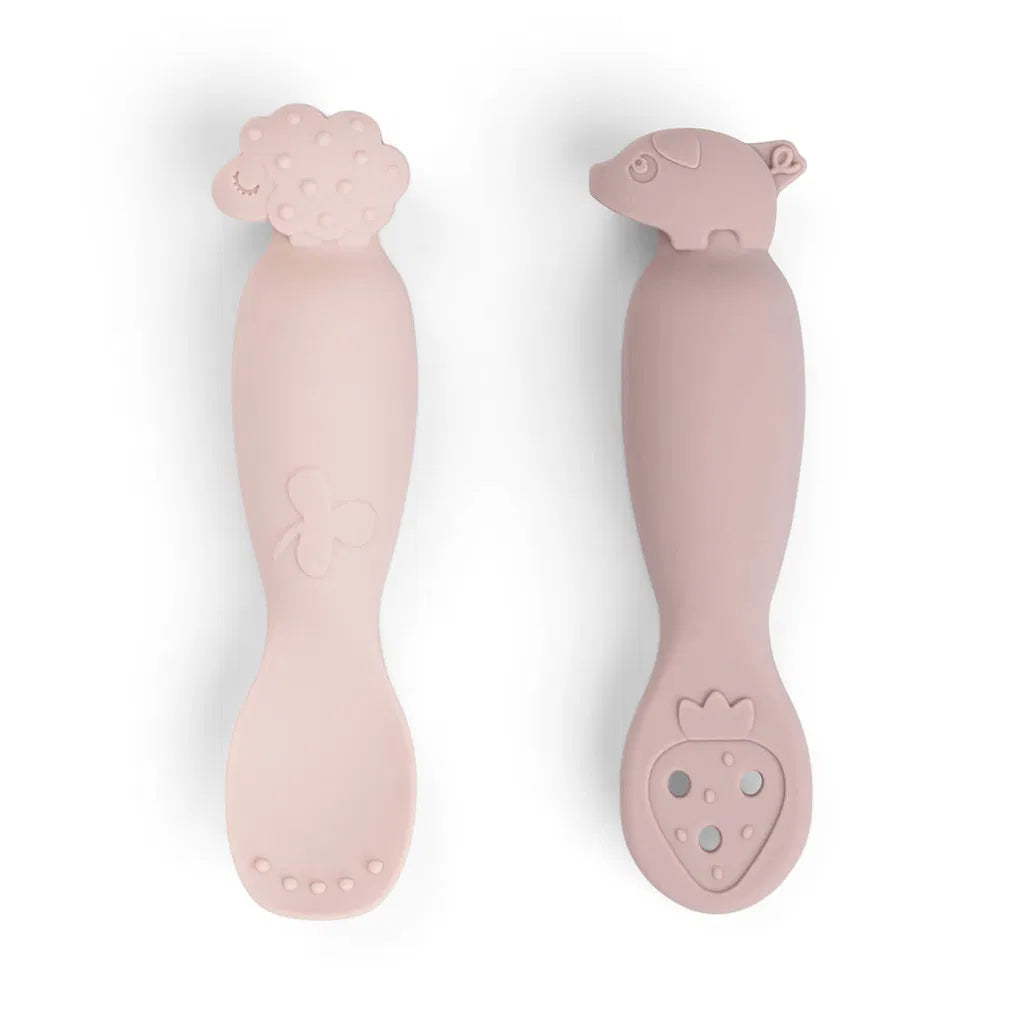 Oefen lepelset - Learning spoon set - Tiny farm - Powder - Done by Deer - productfoto
