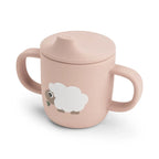 Siliconen drinkbeker met 2 handvatten - Tuitbeker - Tiny farm - Poeder - Done by Deer - productfoto