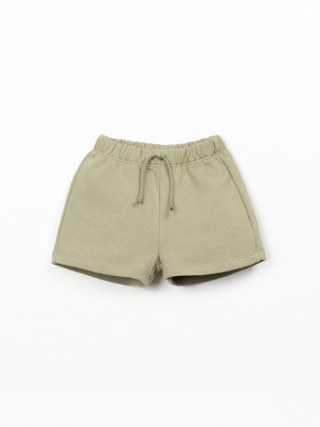 Short - Khaki Green - Katoen met gerecycled katoen - Play up - voorkant