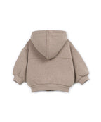 Fleece vest met capuchon - Katoenmix - Drawing/bruin - Play Up