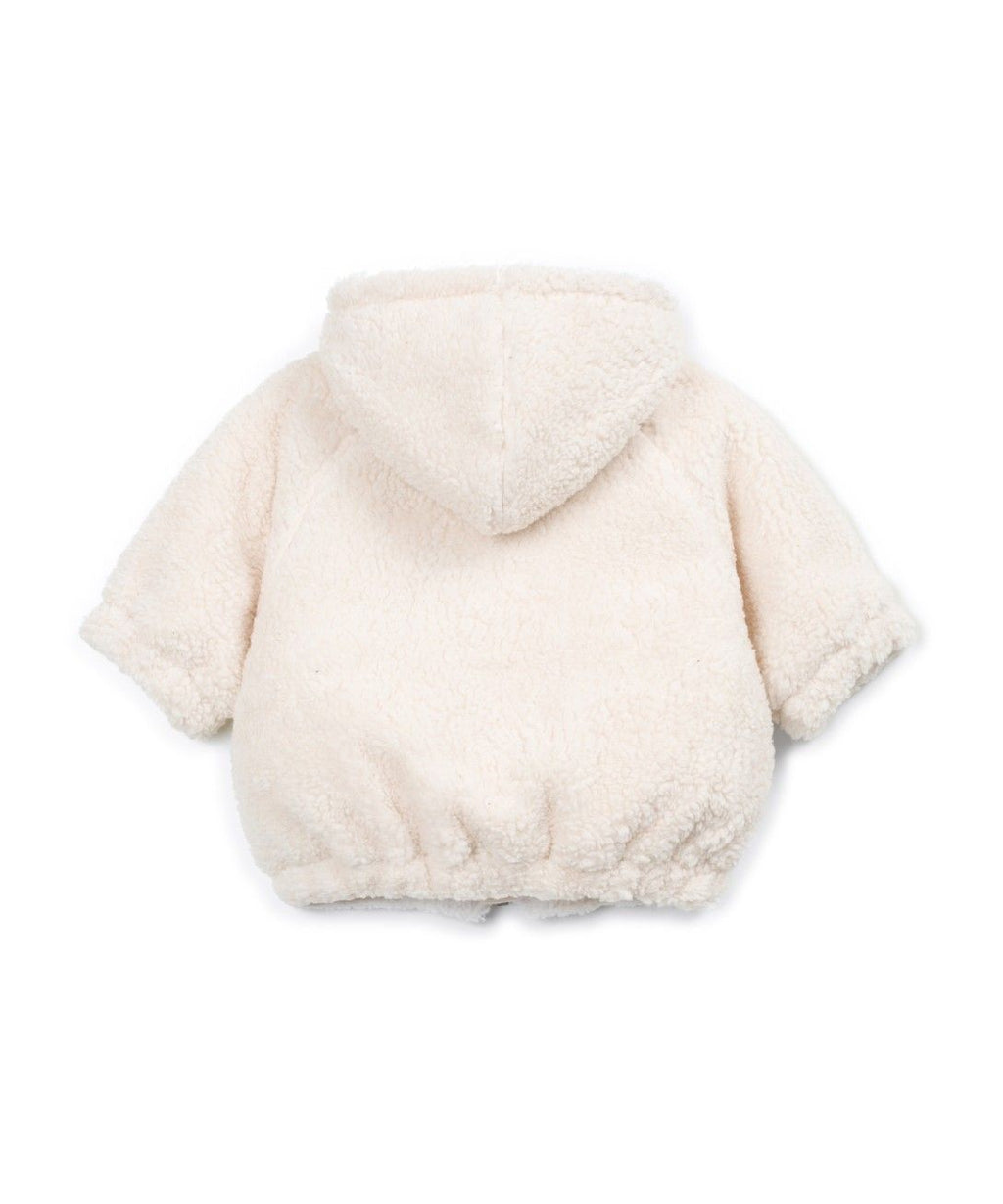 Teddy baby jacket - Organic cotton - Sketches - Play Up