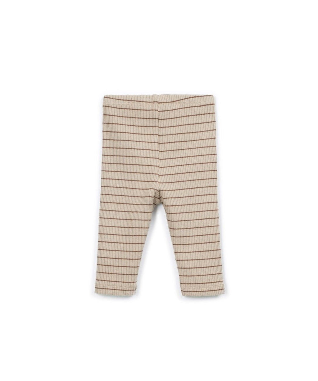 Gerippte Leggings mit Streifen – Baumwolle & Modal – Tufting – Play Up