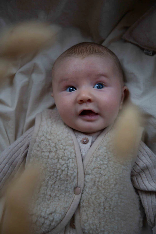 Baby vest - Cardigan - Lulu light - 100% Wool - Alwero