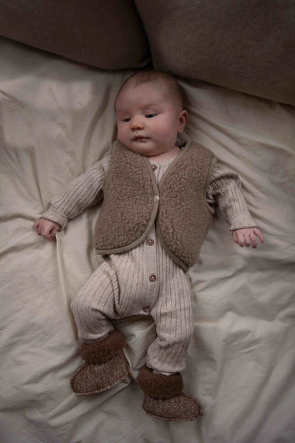 Baby vest - Cardigan - Lulu light - 100% Wool - Alwero