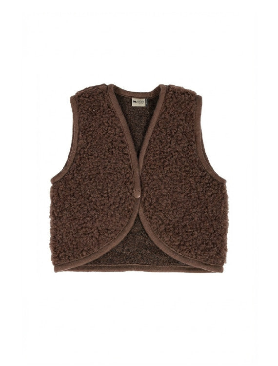Babyweste Lulu Light Choco Martini – 100% Wolle – Alwero