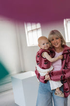 Babyvest Lulu Light – Cherry pattern – 100% wol – Alwero