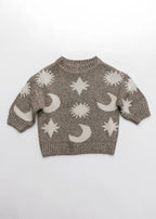 Moon & Stars Sweater – Mushroom – 100% Bio-Baumwolle – Claude & Co