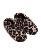 Cloudlet Slippers – Women's Wool Slippers – Leopard – 100% Wool with Eco-Sole – Alwero