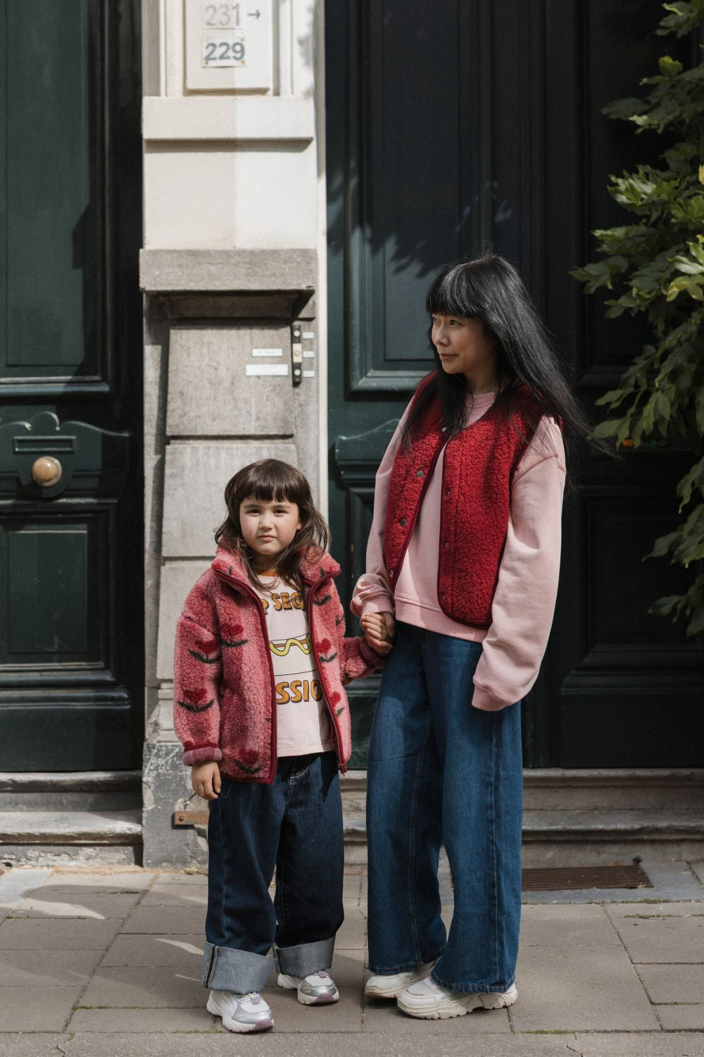Wool jacket - Belins UL Junior Cherry Pattern – 100% wool – Alwero
