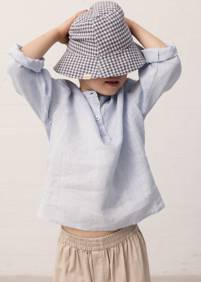 Pants Plano - Cotton - Mercury Grey/Beige - MarMar Copenhagen