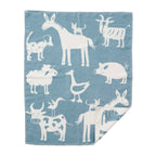 Couverture pour berceau Farm - Coton biologique - 70 x 90 cm - Klippan