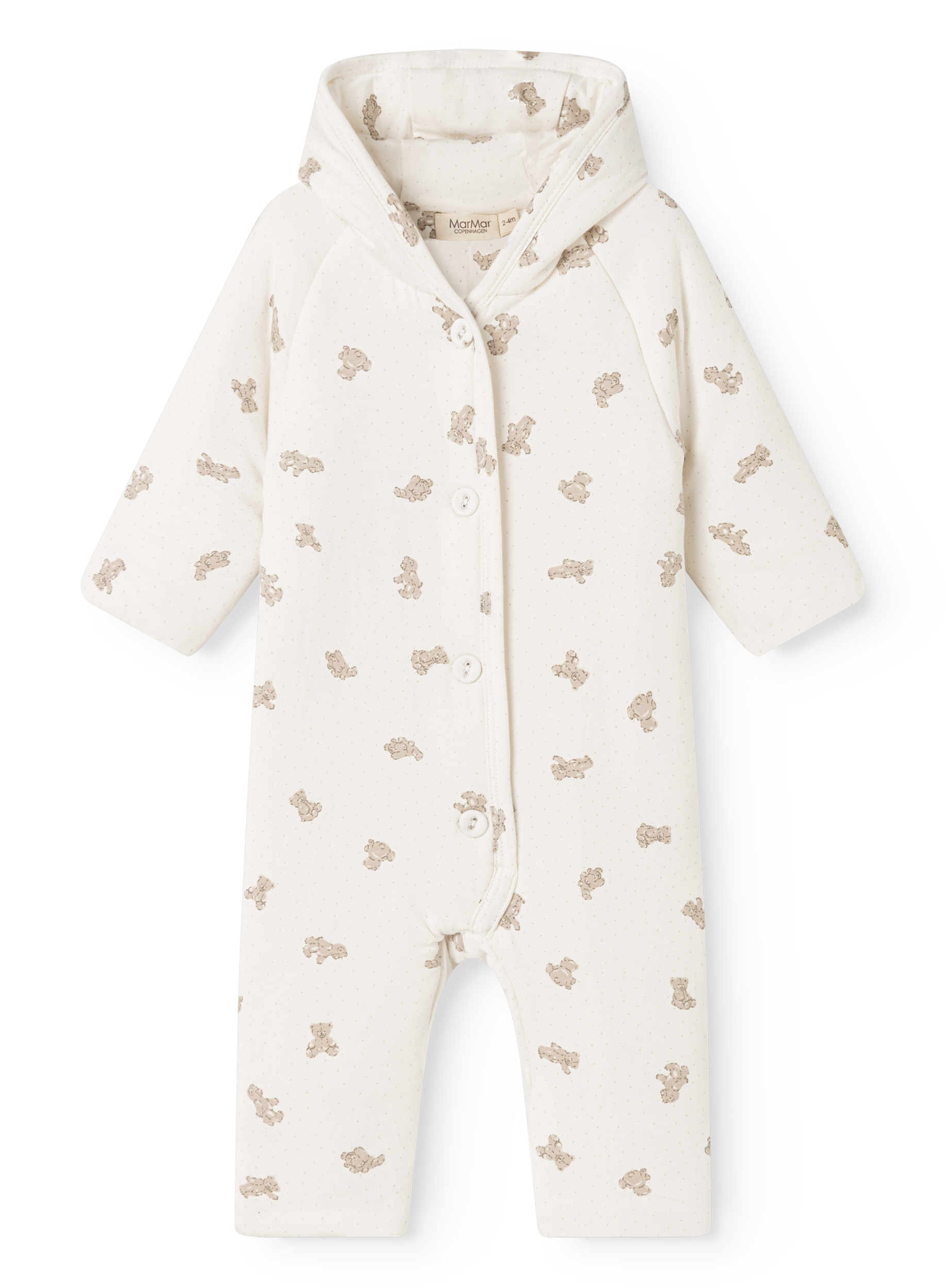 Gewatteerd buitenpak - Rexa – Teddybears – Modal & biologisch katoen – MarMar Copenhagen