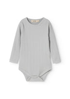 Romper Benedicte Blue Haze – Modal pointelle & biologisch katoen – MarMar Copenhagen