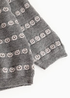 Gebreide trui Torin B - Creamy Smiles – Merinowol & katoen – MarMar Copenhagen