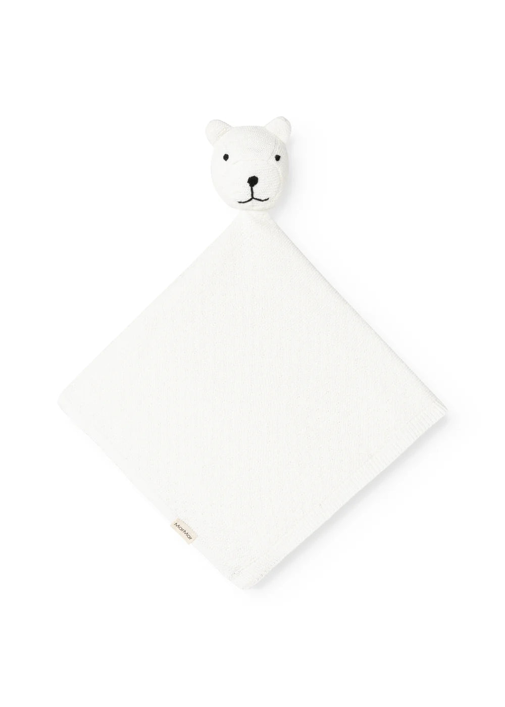Gebreid knuffeldoekje Teddy – Biologisch katoen & modal – MarMar Copenhagen