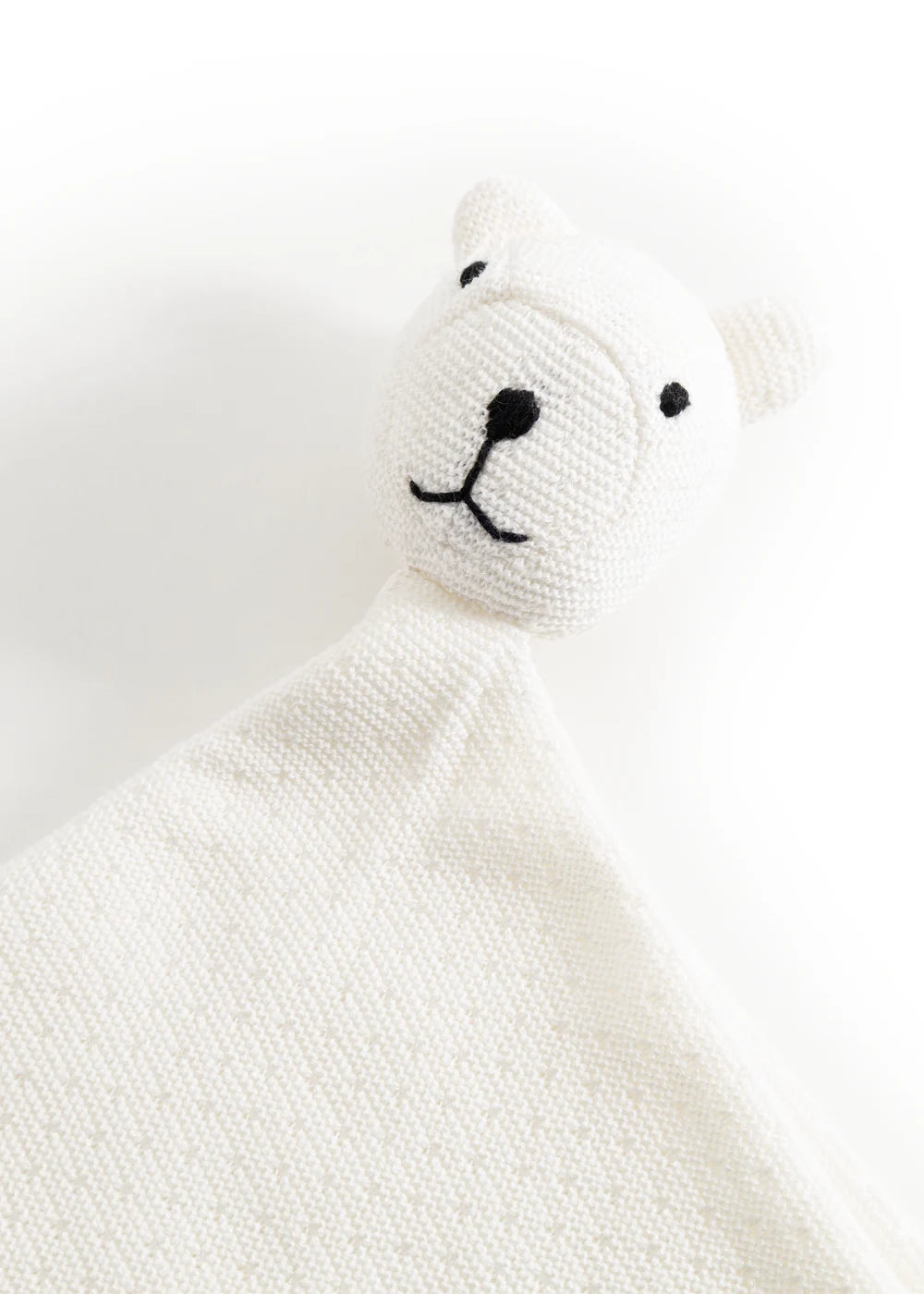 Gebreid knuffeldoekje Teddy – Biologisch katoen & modal – MarMar Copenhagen