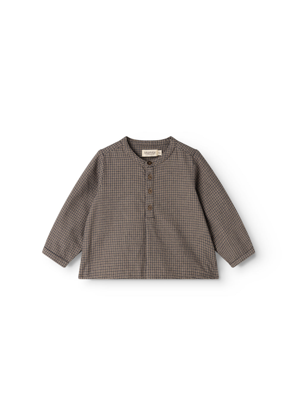 Totoro Shirt – Structured Cotton – Houndstooth Check – MarMar Copenhagen