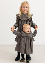 Dulle Houndstooth Check – Dress – Structured Cotton – MarMar Copenhagen
