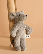 Baby-Kuscheltier - Maus klein - Animal Baby Mouse - Biobaumwolle/Wolle - Grau - Senger Naturwelt