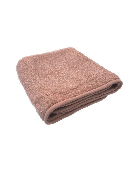 Wollen deken Thumbled Light Rugby Tan – 100% wol – Alwero
