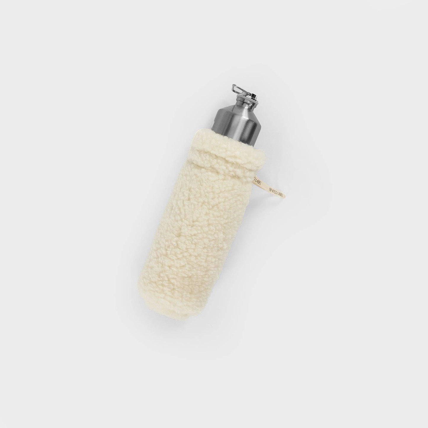 Hot Water Bottle Cover - Merino Wool - Natural - Kico Label