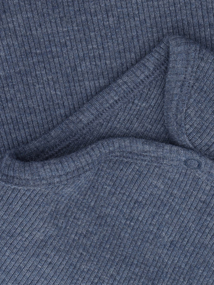 Strampler - Modal/Baumwolle - Dunkelblau/Vintage Indigo Melange - Fixoni