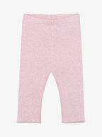Legging - Modal/katoen - Roze/ Bleached Mauve Melange - Fixoni - productfoto