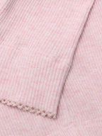 Legging - Modal/katoen - Roze/ Bleached Mauve Melange - Fixoni - voorkant - afbeelding 2